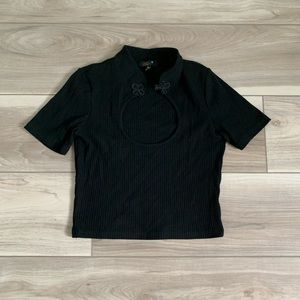 Dolls kill Black crop top